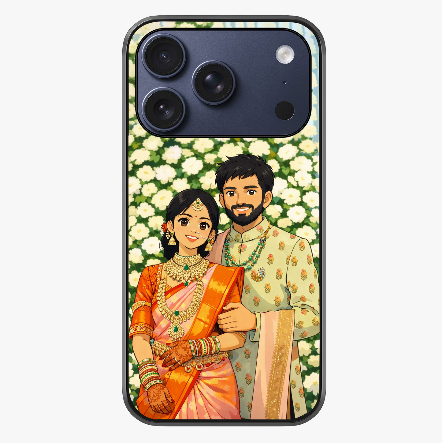 Custom Personalised Art Photo Glass Case