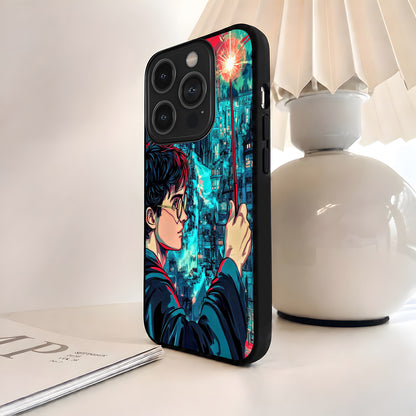 Harry Potter Neon Magic Glass Case