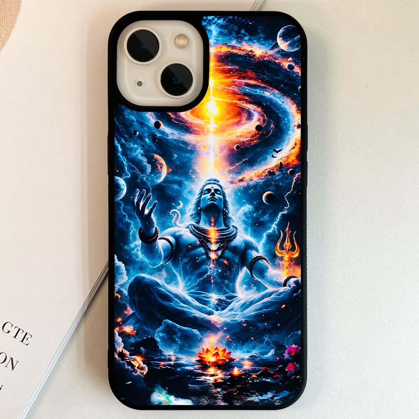 Cosmic Shiva Meditation Glass Case
