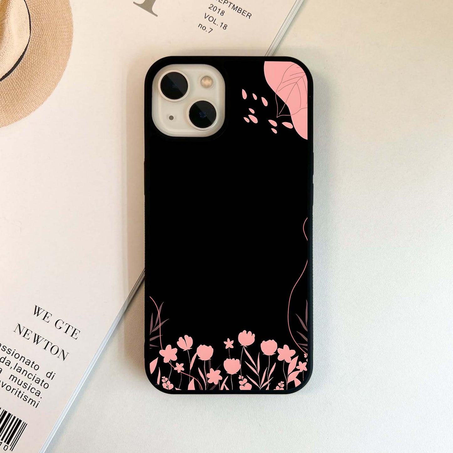 Blush Garden Frame Glass Case