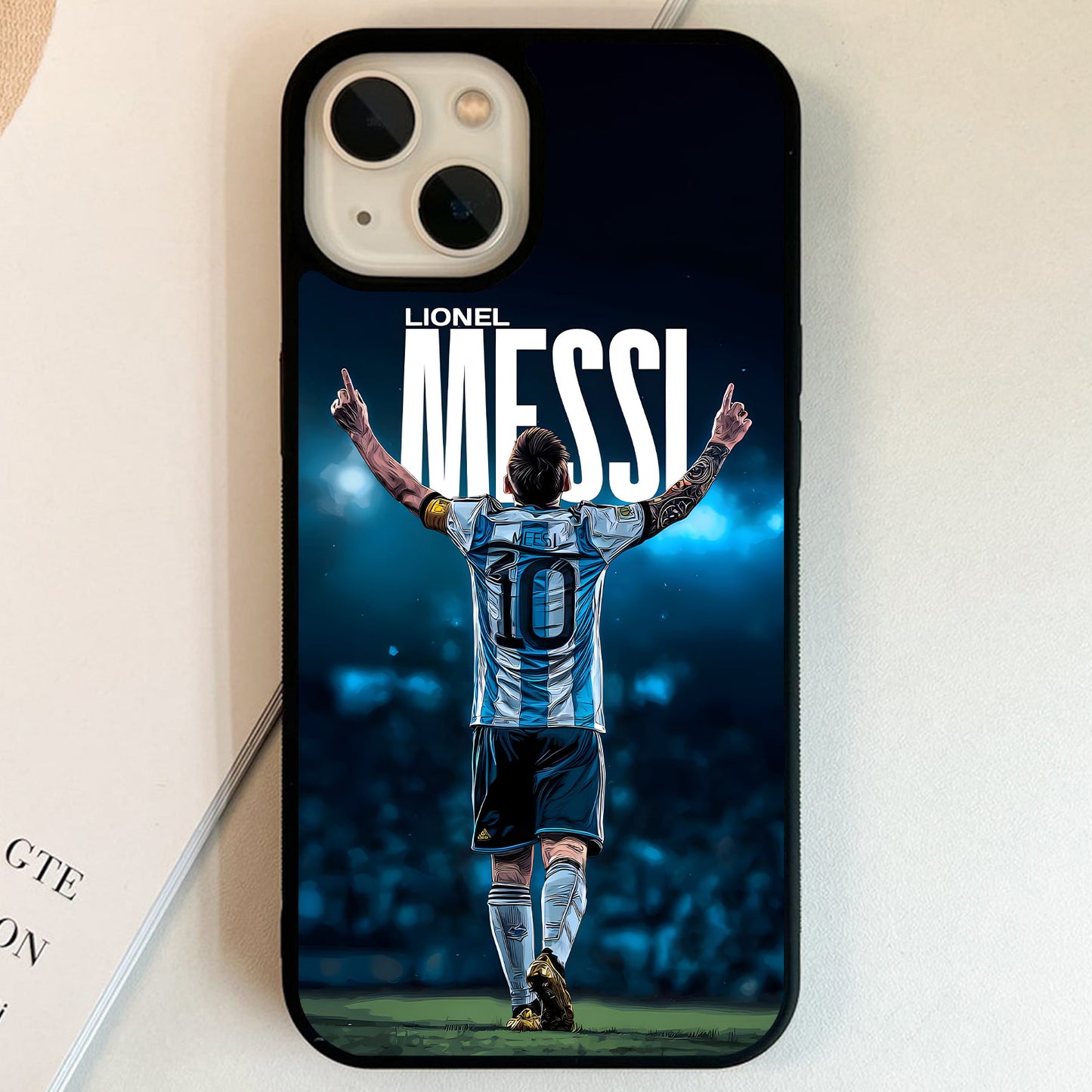 Lionel Messi Number Ten Glass Case