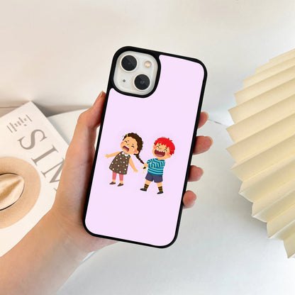 Brother Sister Forever Love Glass Case