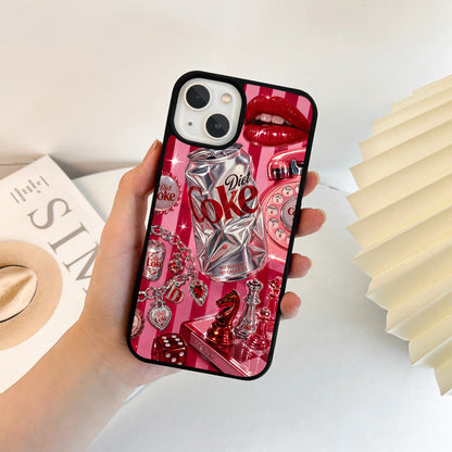 Diet Coke Glam Glass Case