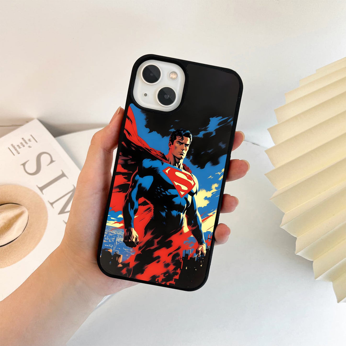 Superman Dark City Hero Glass Case