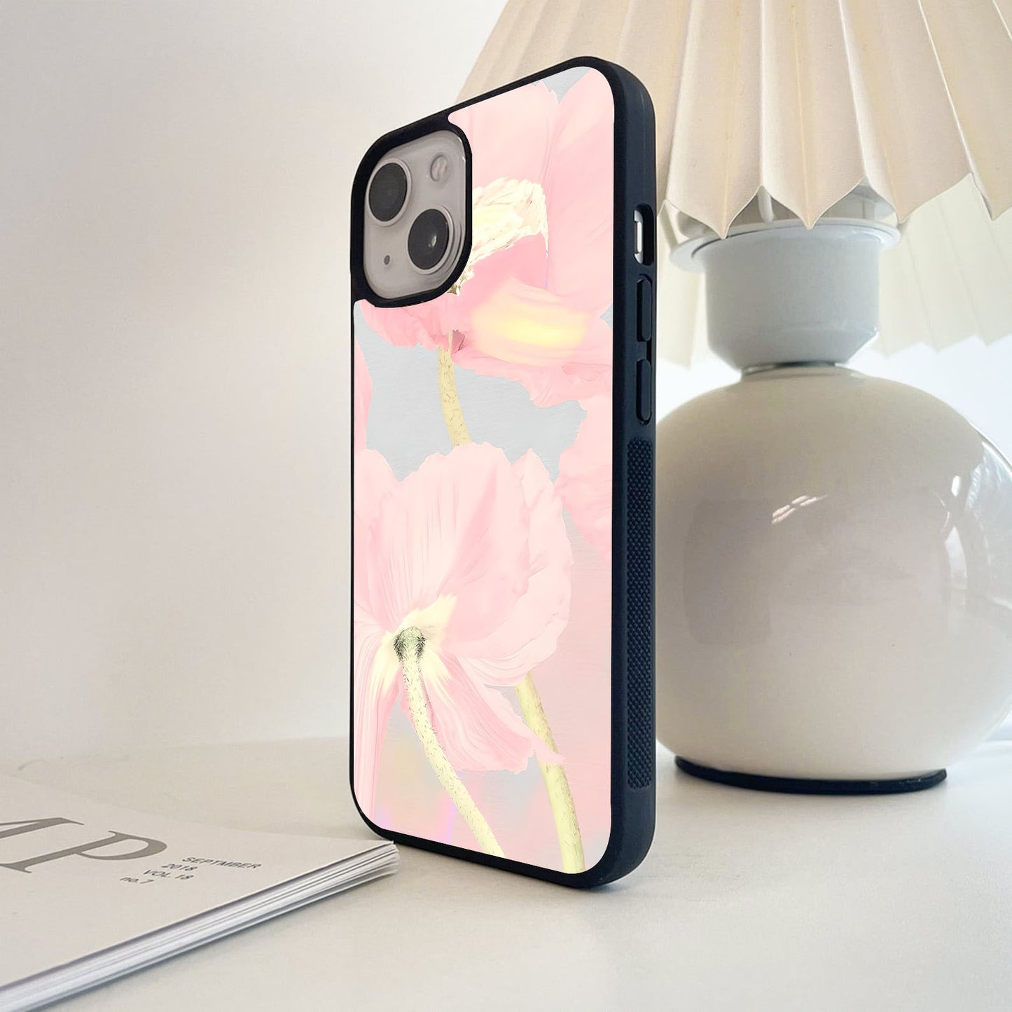 Blush Bloom Whisper Glass Case