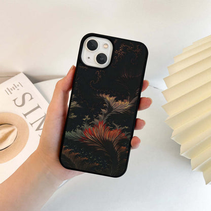 Crimson Petal Drift Glass Case