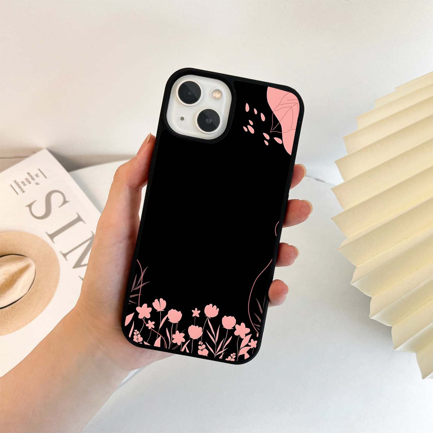 Blush Garden Frame Glass Case