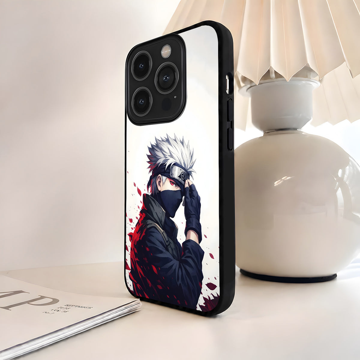Naruto Kakashi Sharingan Glass Case