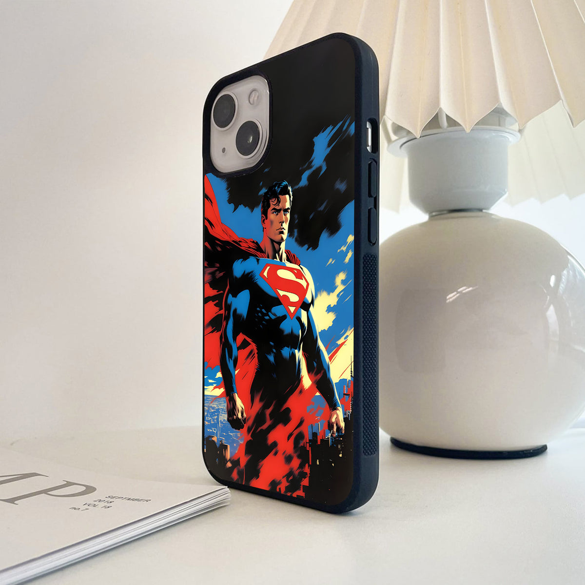 Superman Dark City Hero Glass Case