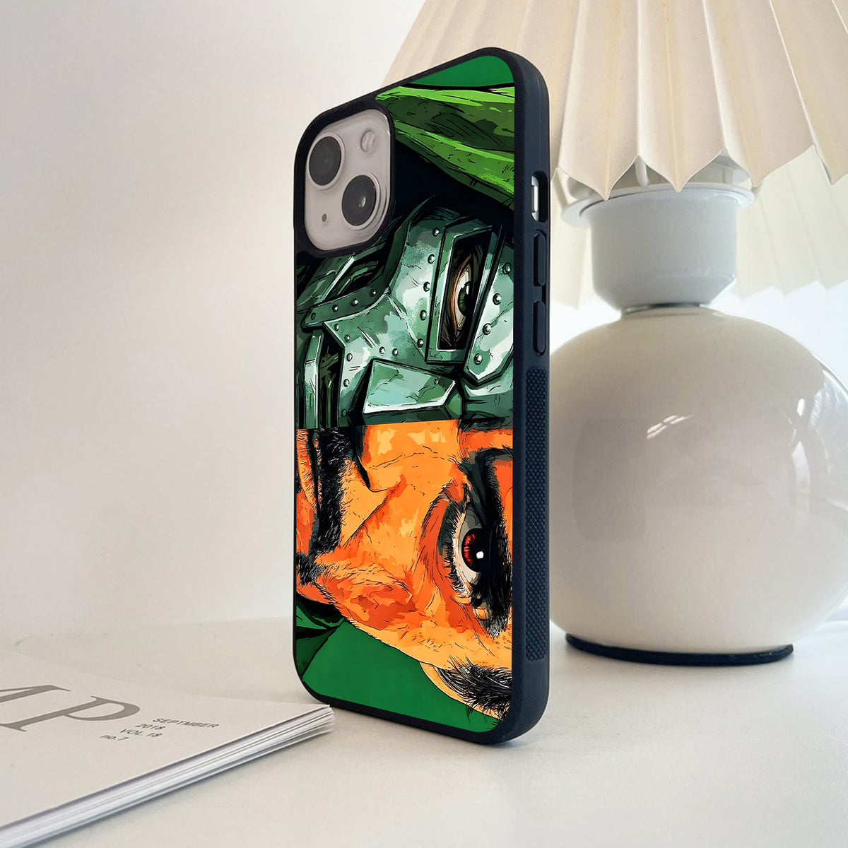 Doctor Doom Split Face Glass Case