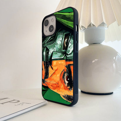 Doctor Doom Split Face Glass Case
