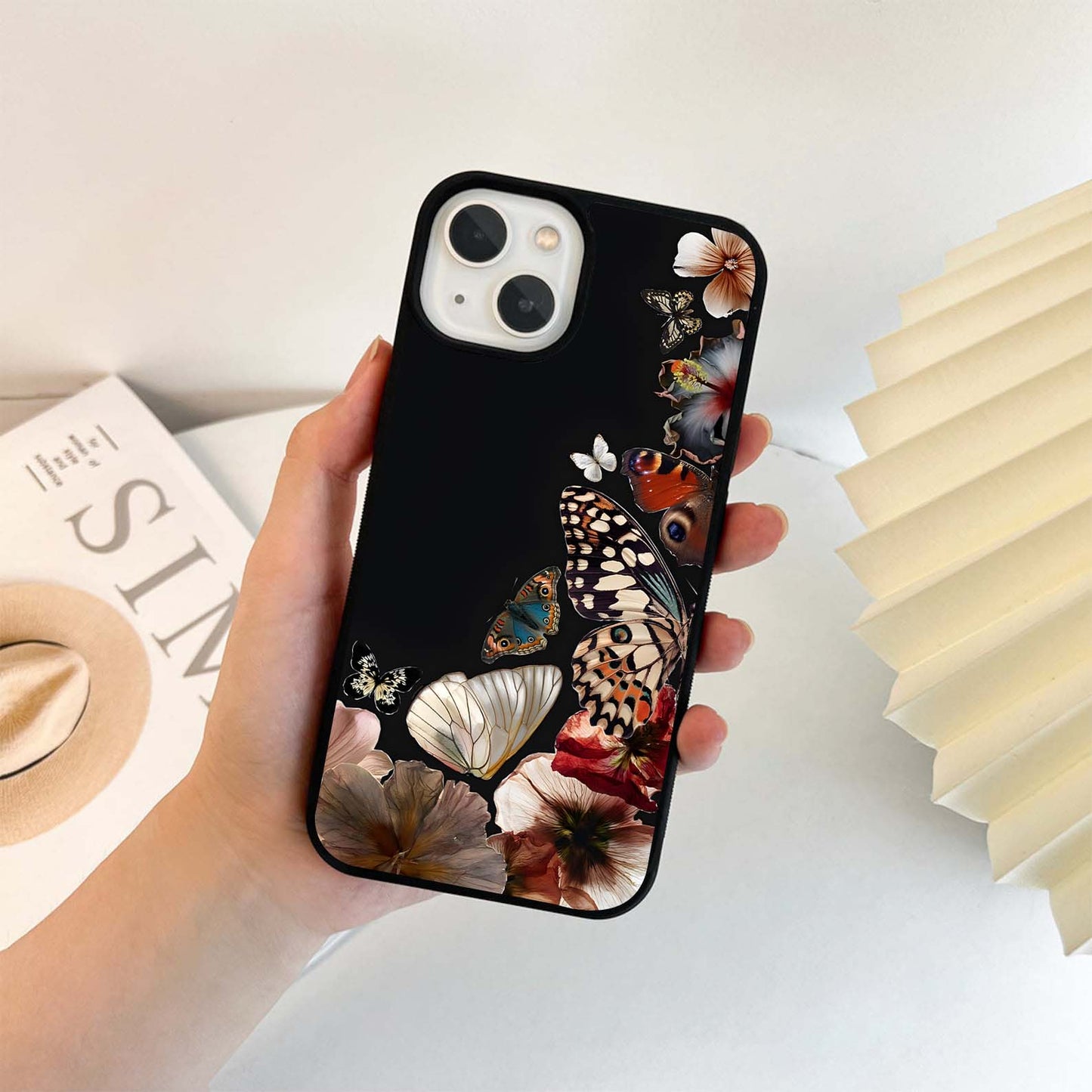 Butterfly Bloom Dance Glass Case