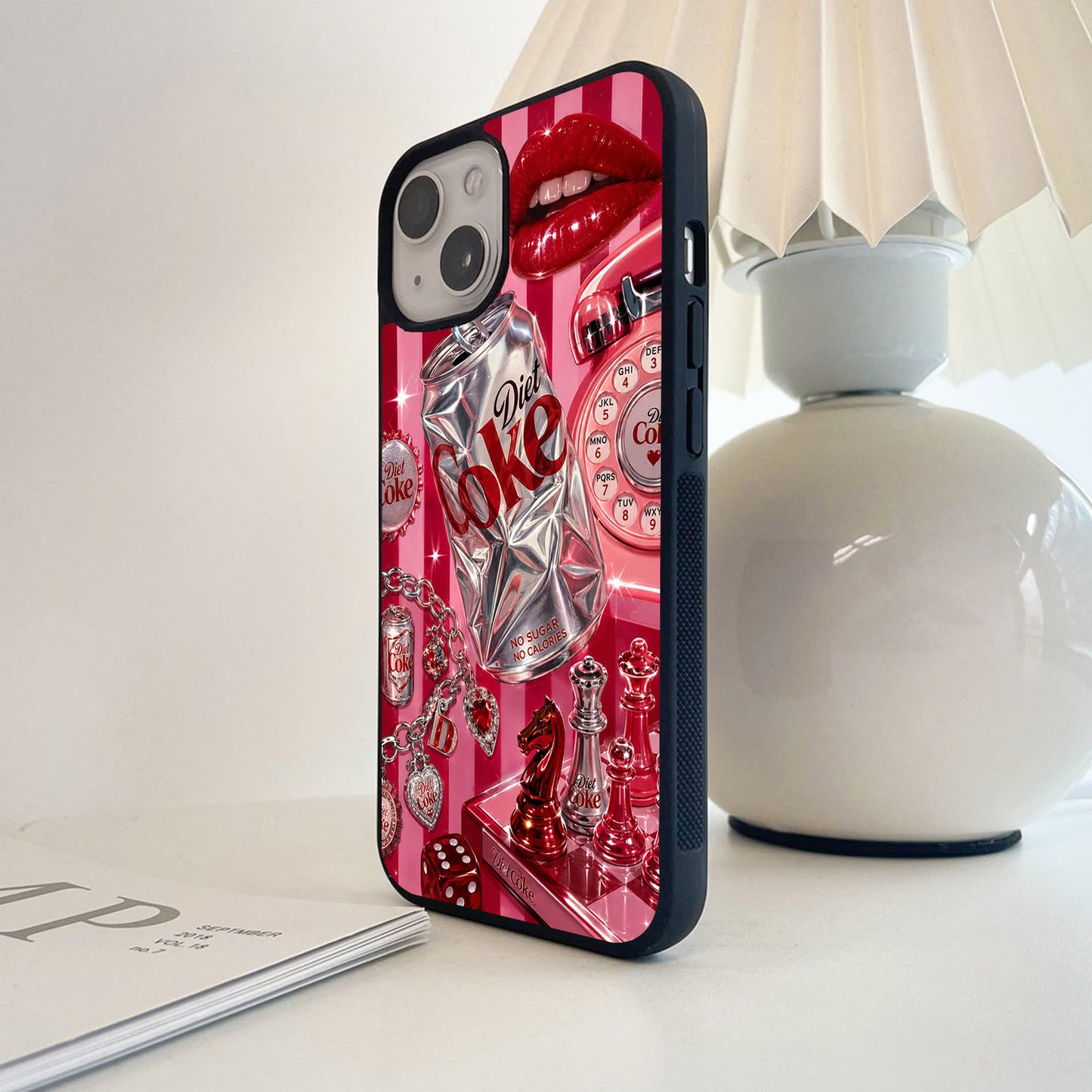 Diet Coke Glam Glass Case