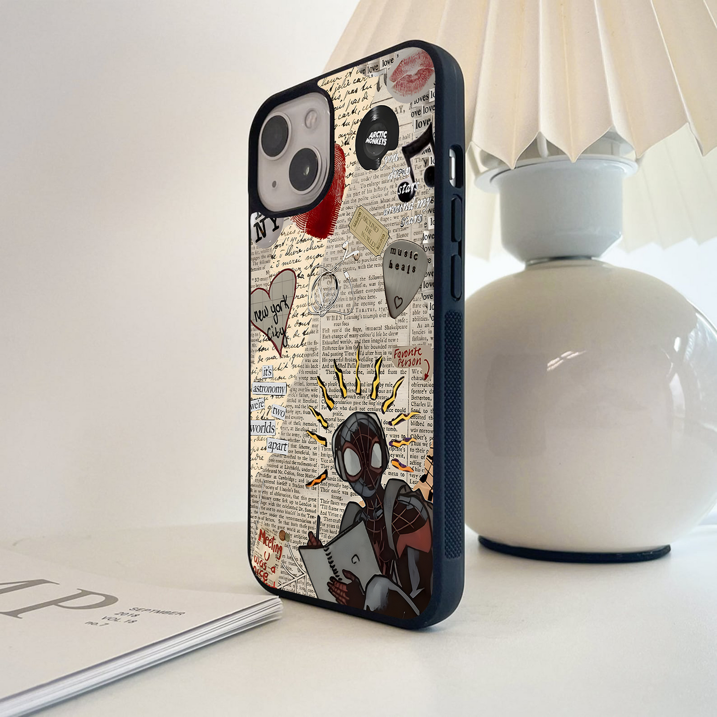 City Dream Sketch Glass Case