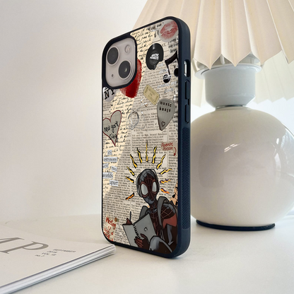 City Dream Sketch Glass Case