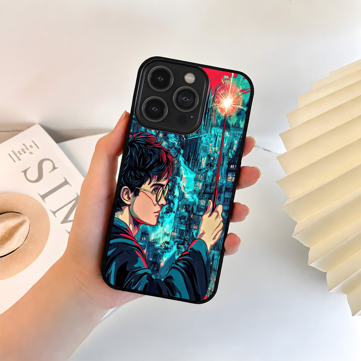 Harry Potter Neon Magic Glass Case