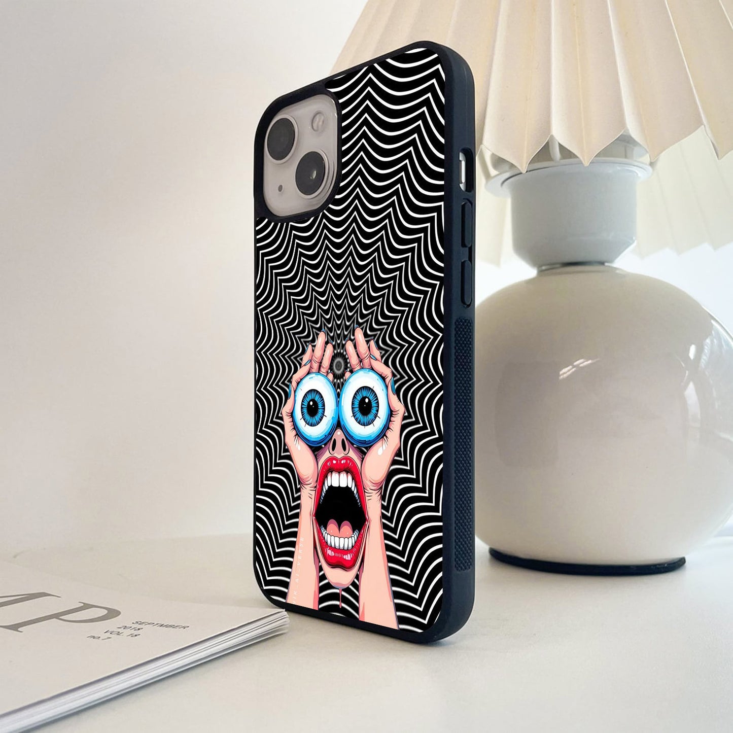 Hypnotic Eye Scream Glass Case