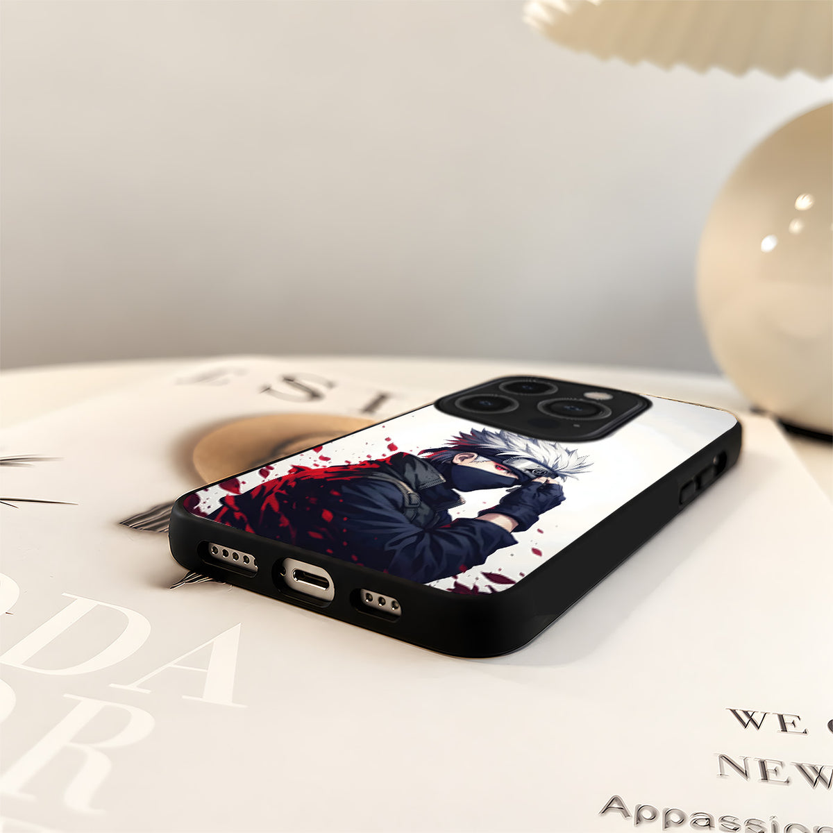 Naruto Kakashi Sharingan Glass Case