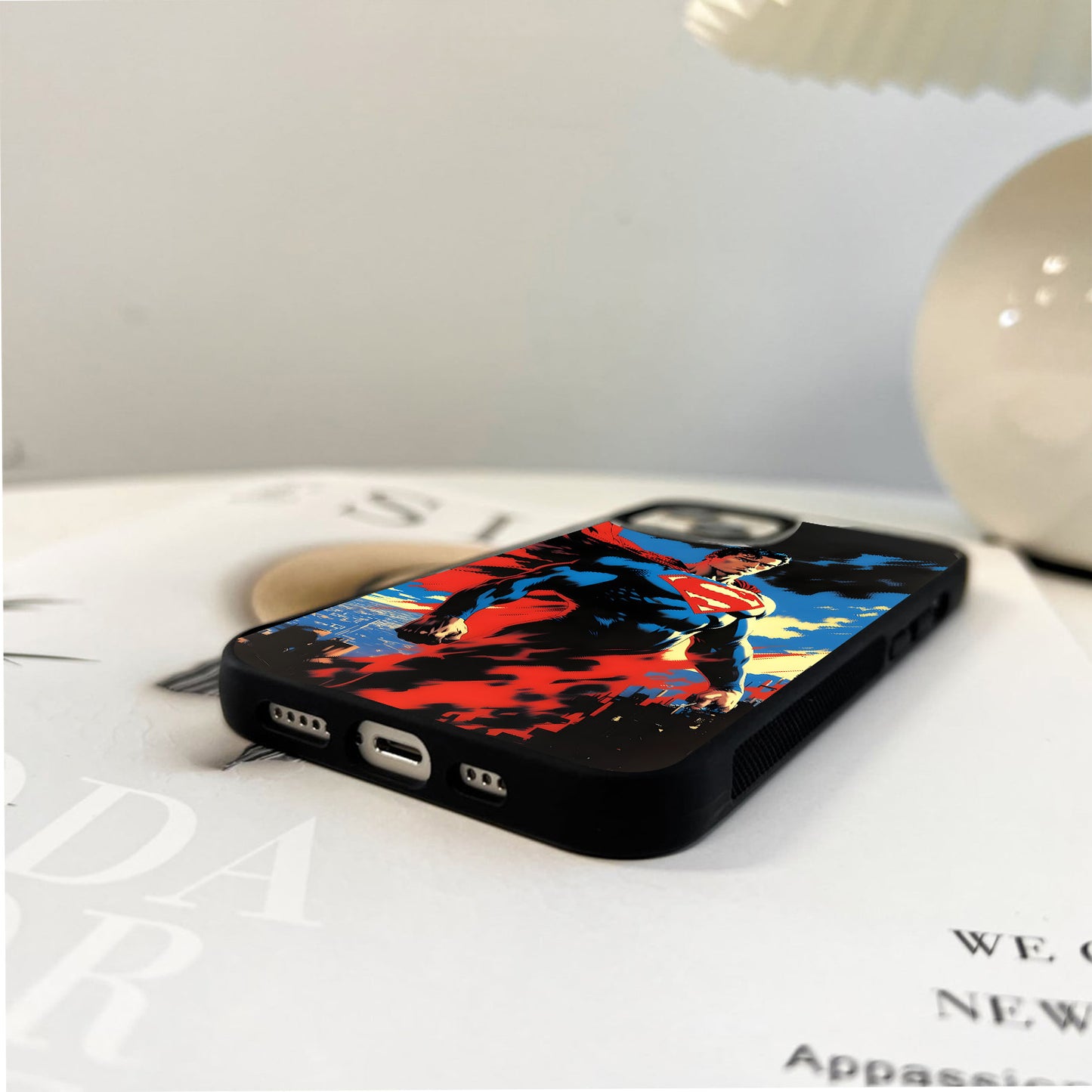 Superman Dark City Hero Glass Case