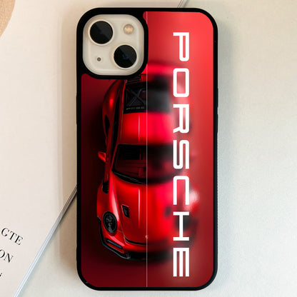 Porsche Crimson Shadow Glass Case