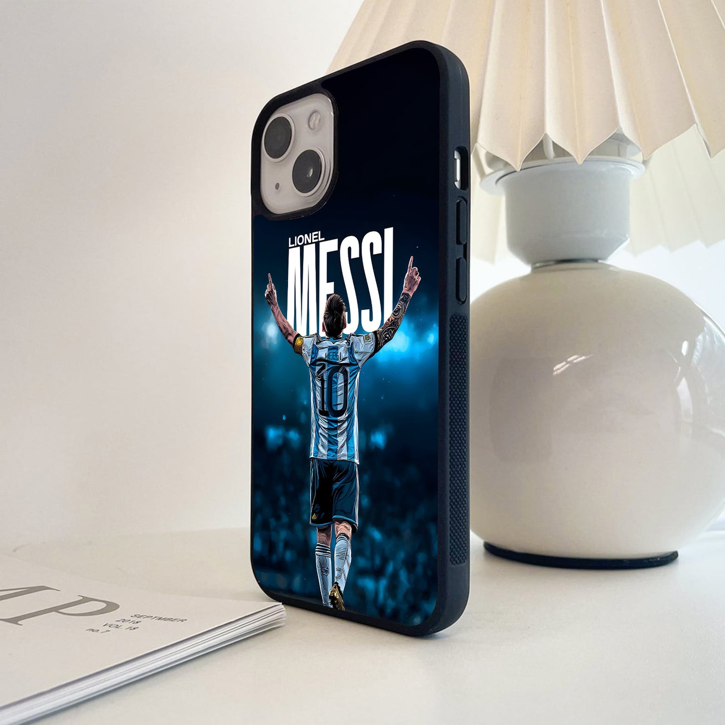 Lionel Messi Number Ten Glass Case