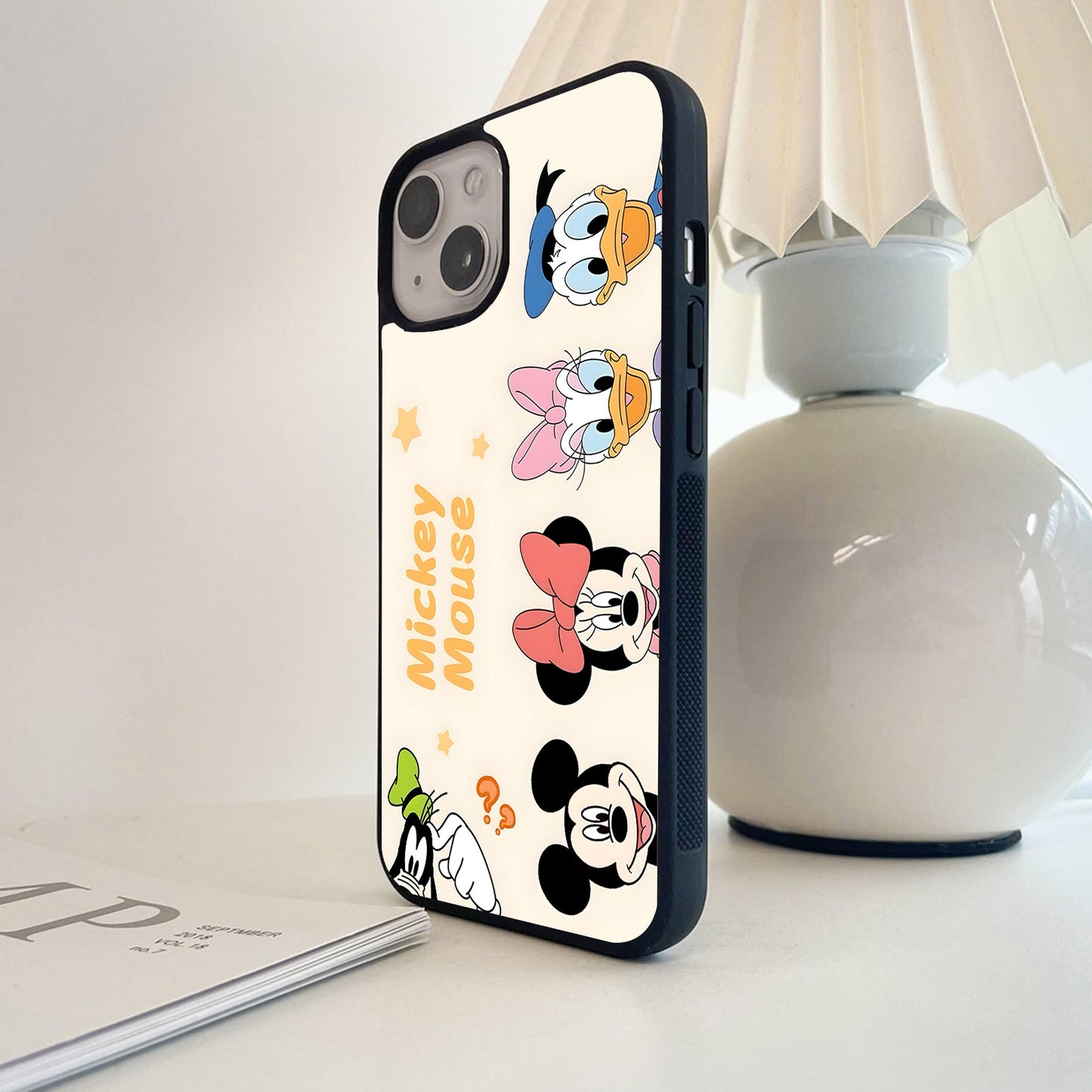 Mickey Friends Forever Glass Case