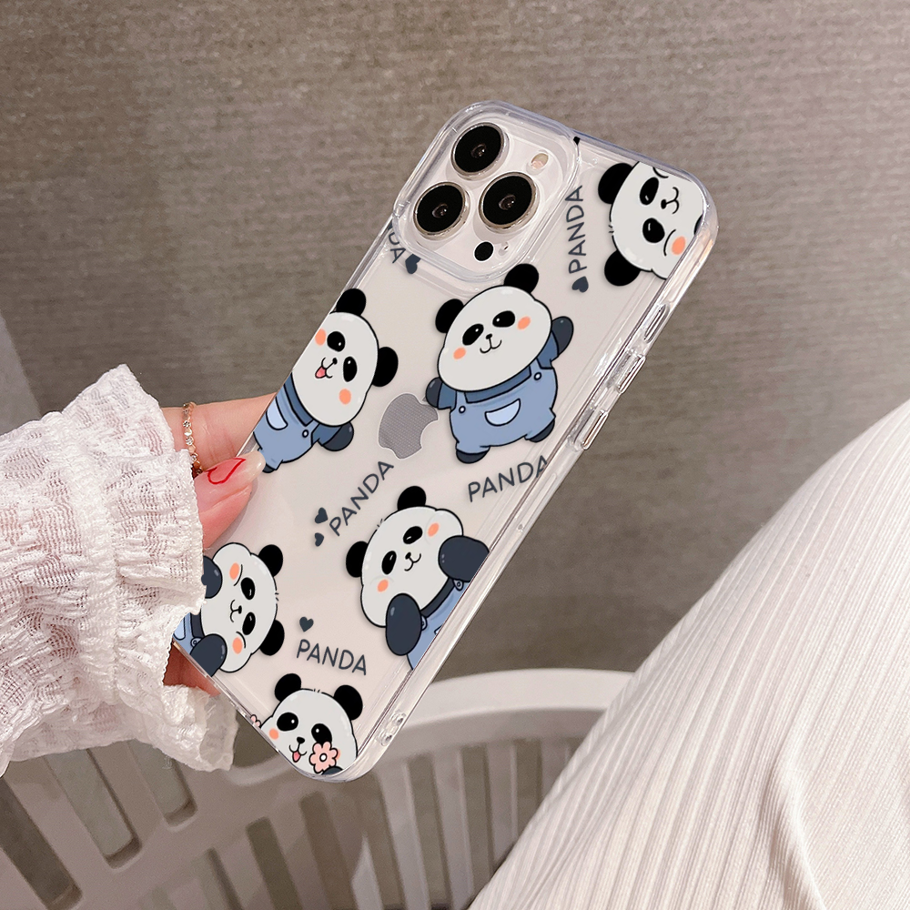 Panda Love Parade Clear Silicon Cover