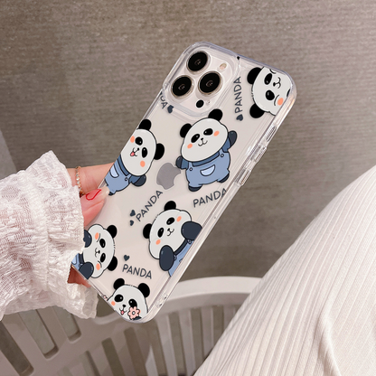 Panda Love Parade Clear Silicon Cover