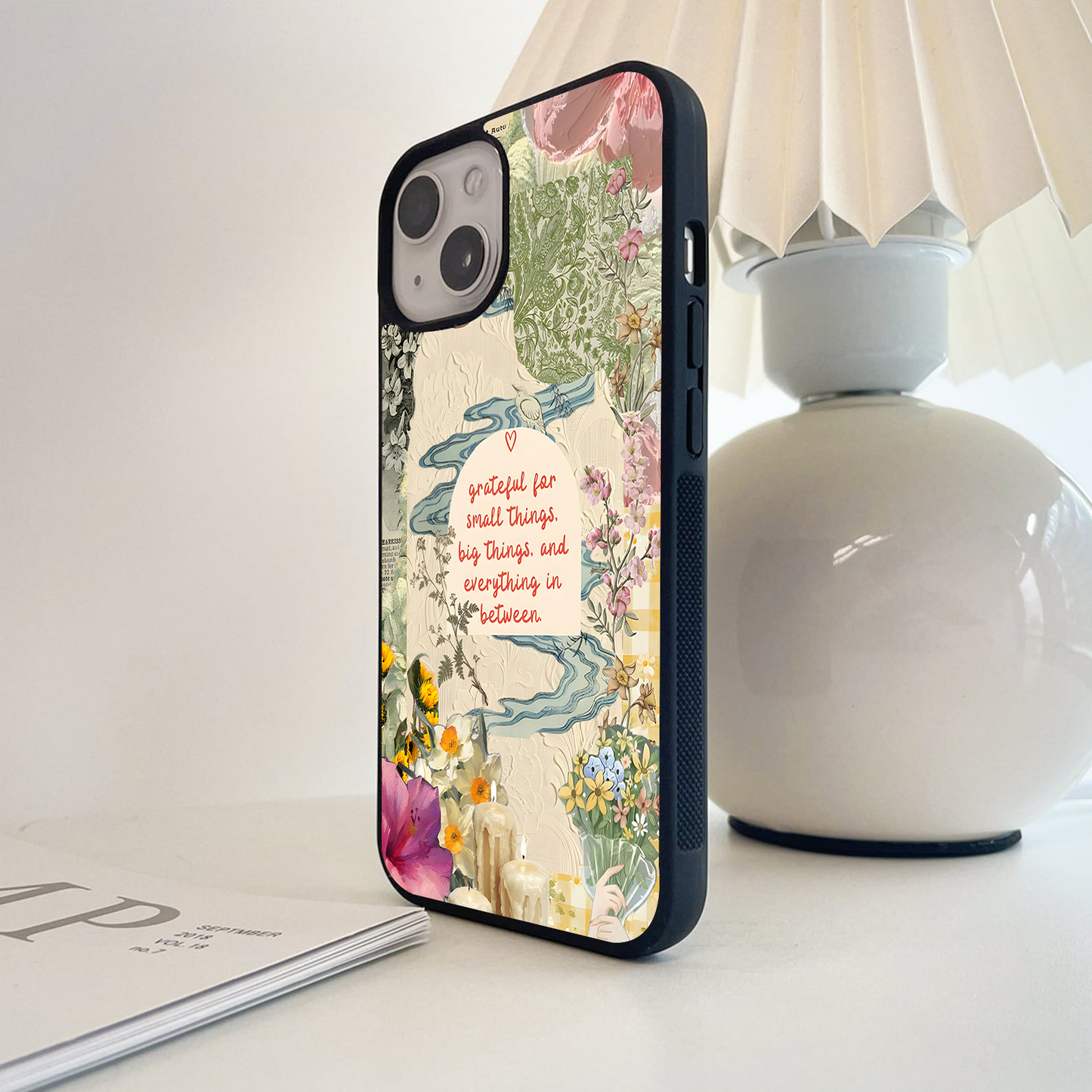 Bloom in Gratitude Glass Case