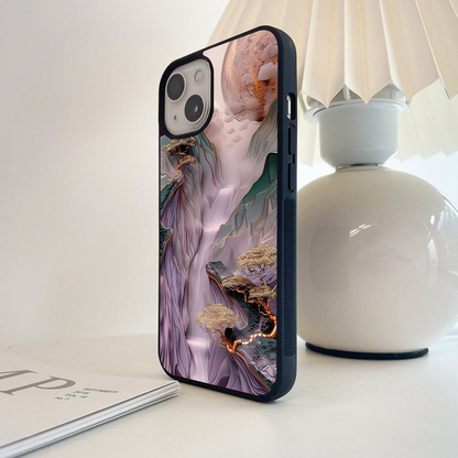 Celestial Cascade Trail  Glass Case