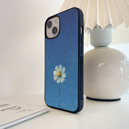 Lonely Bloom Sky Glass Case
