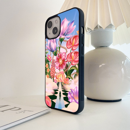 Heavenly Aura Bloom Glass Case