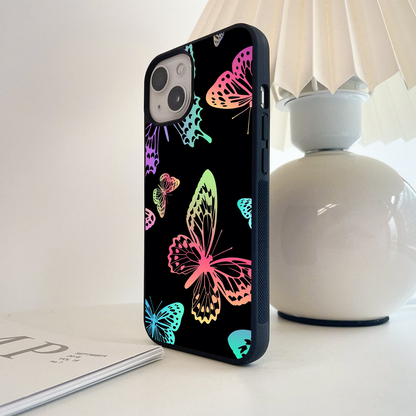 Fanxi Black Butterfly Glass Case