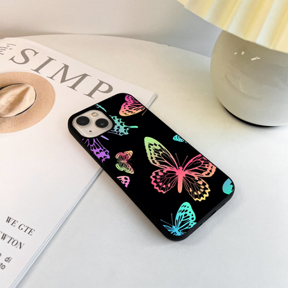 Fanxi Black Butterfly Glass Case