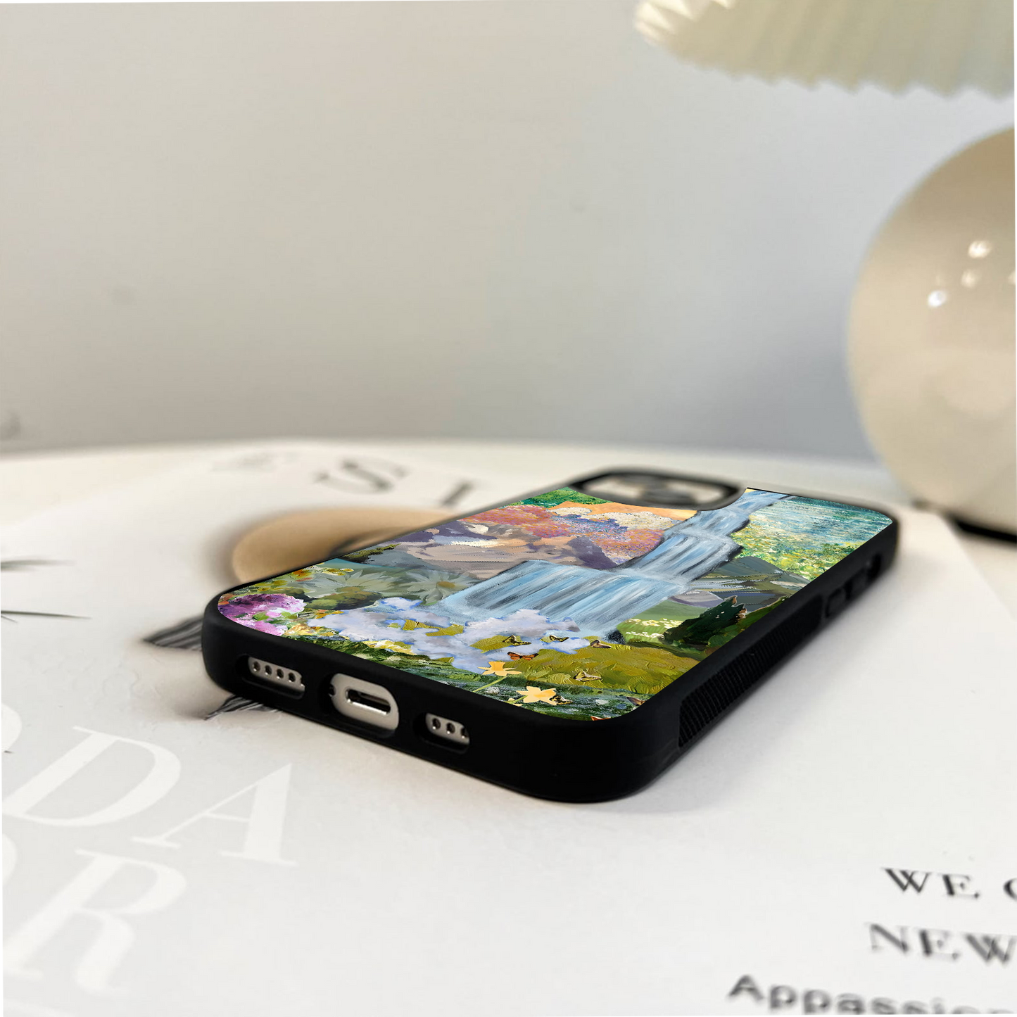 Collage Cascade Daydream Glass Case