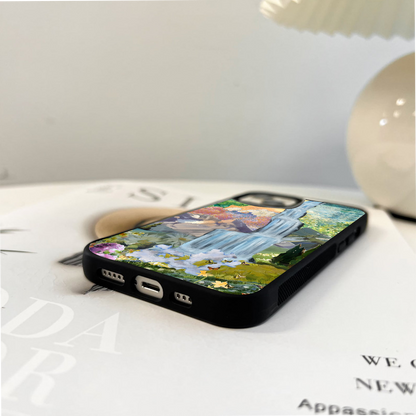 Collage Cascade Daydream Glass Case