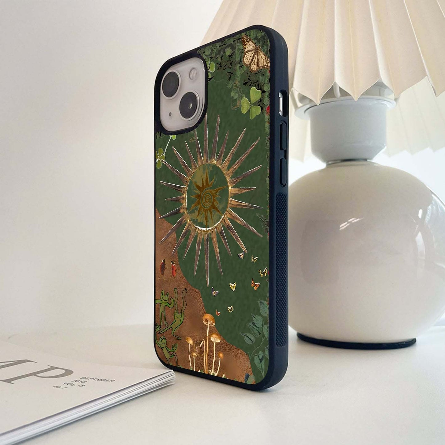 Mystic Sun Forest Glass Case