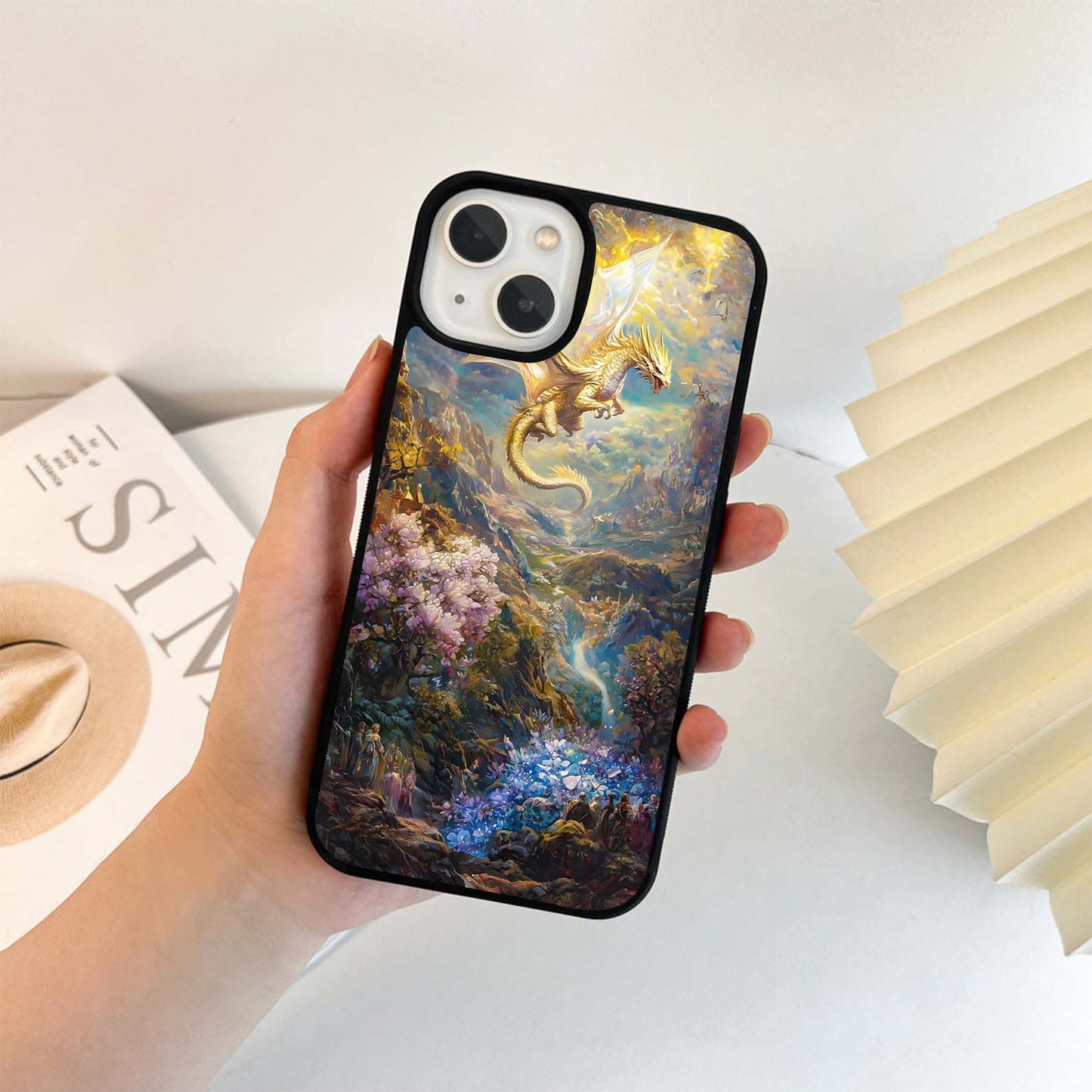 Mystic Sky Realm Glass Case