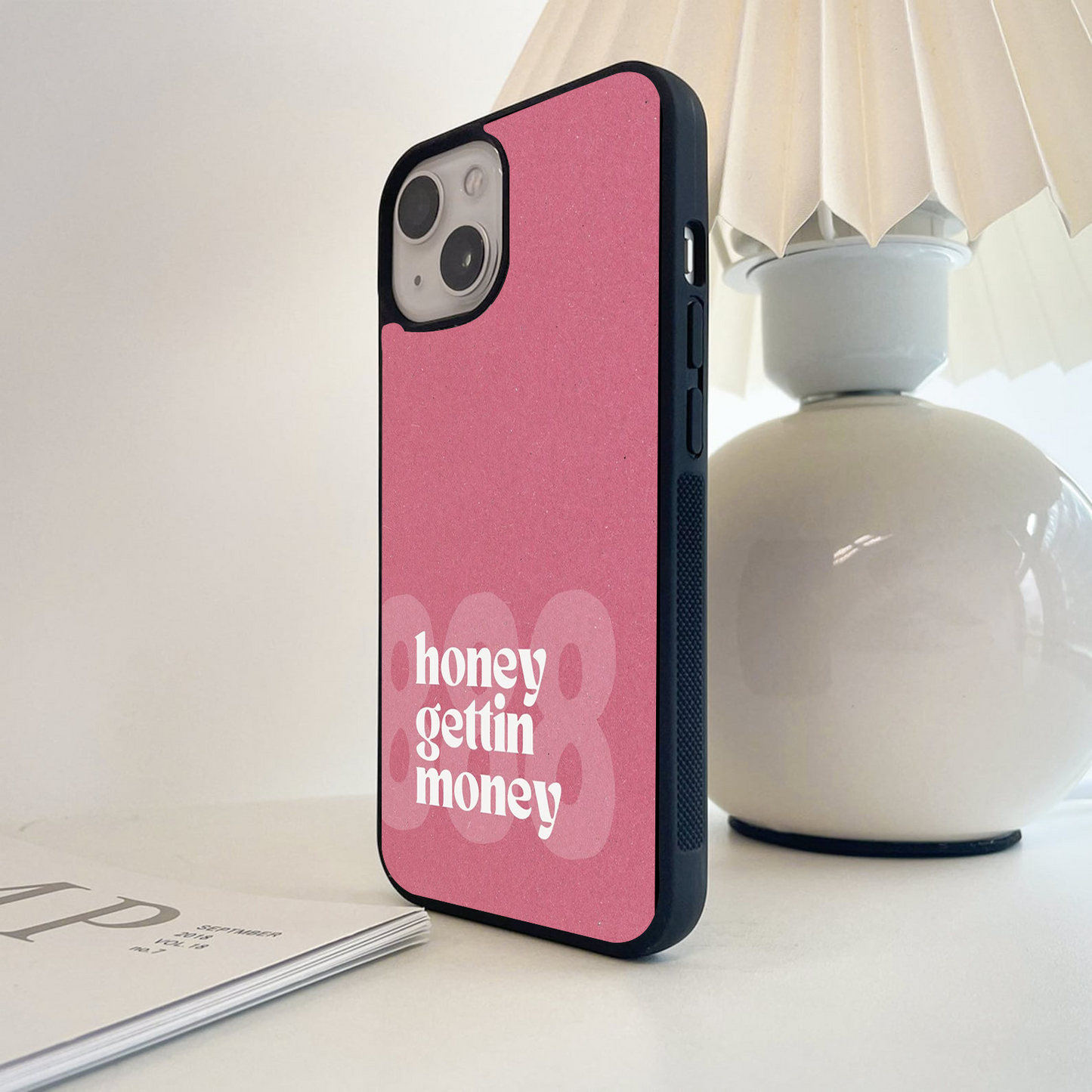 Honey Gettin Money Quotes Glass Case