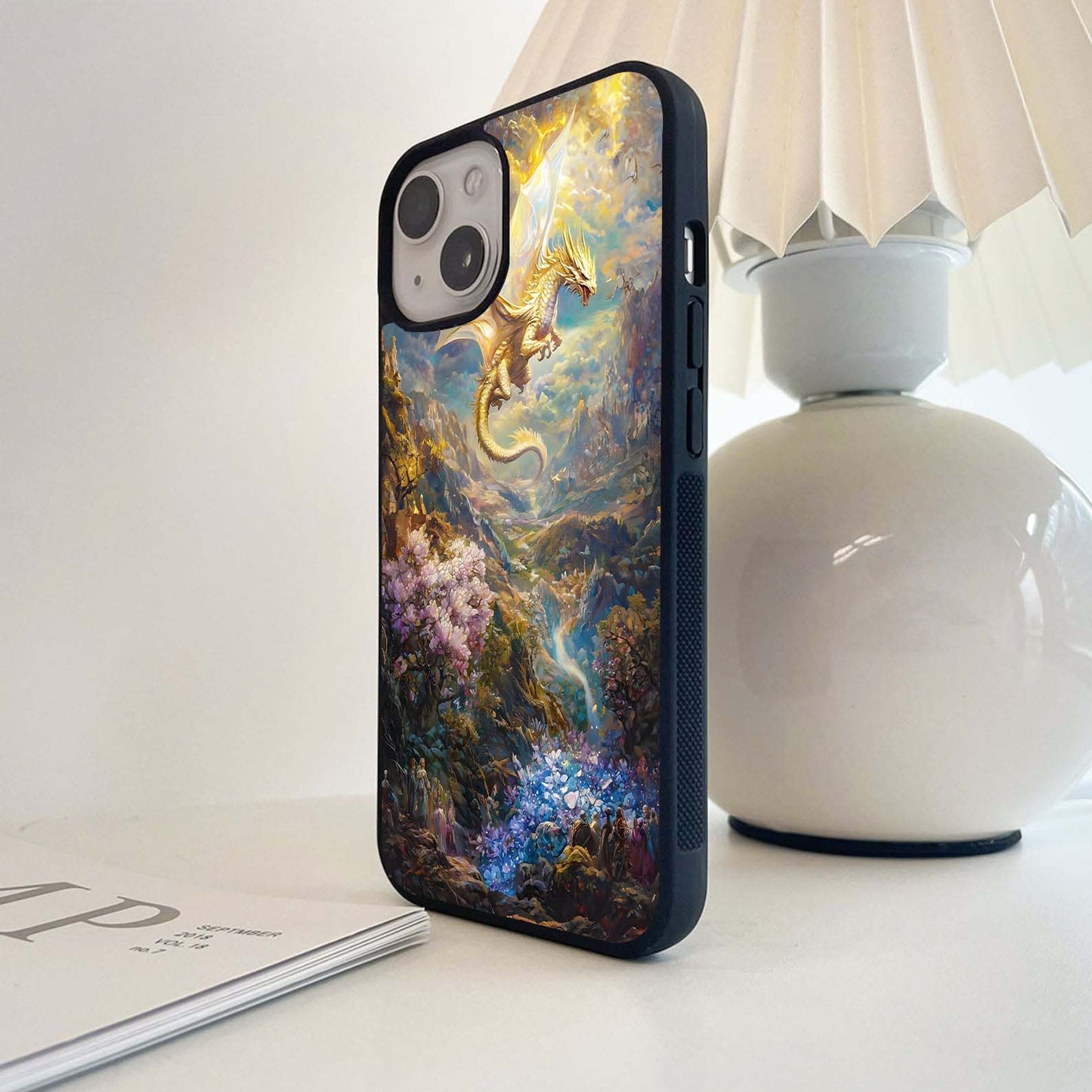 Mystic Sky Realm Glass Case