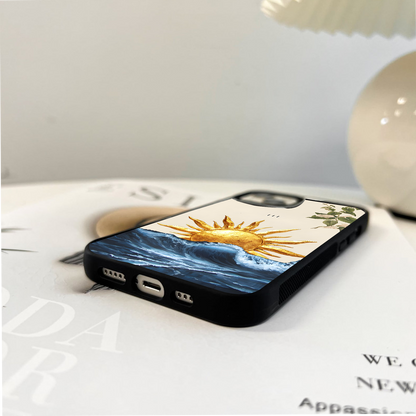 Solar Wave Bloom Glass Case