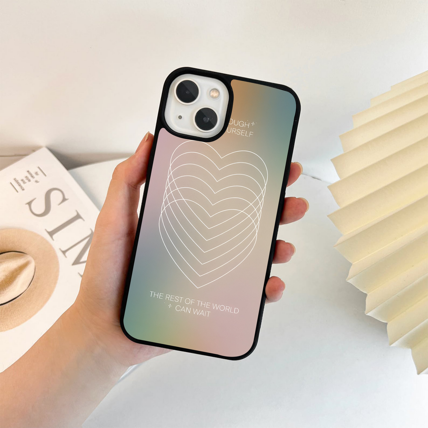 Heart Feels Whole Glass Case