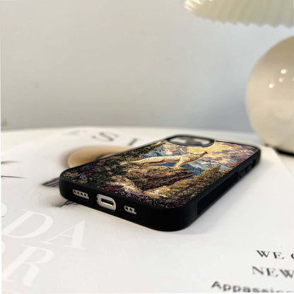 Mystic Wolf Call Glass Case