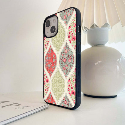 Patchwork Bloom Fantasy Glass Case