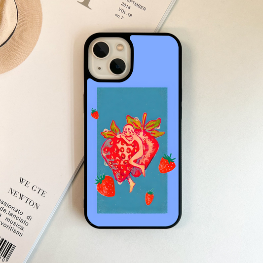 Strawberry Dream Hug Glass Case
