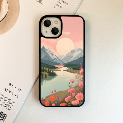 Sunrise Over Serenity Glass Case