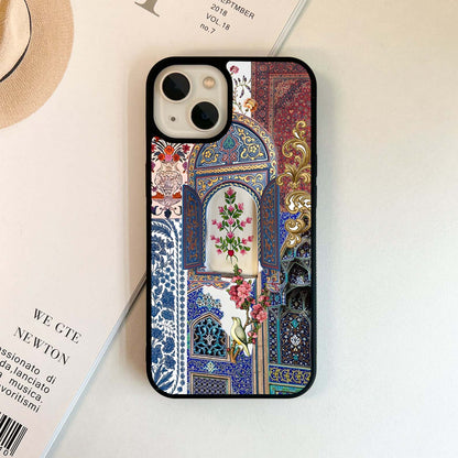 Persian Tile Garden Glass Case