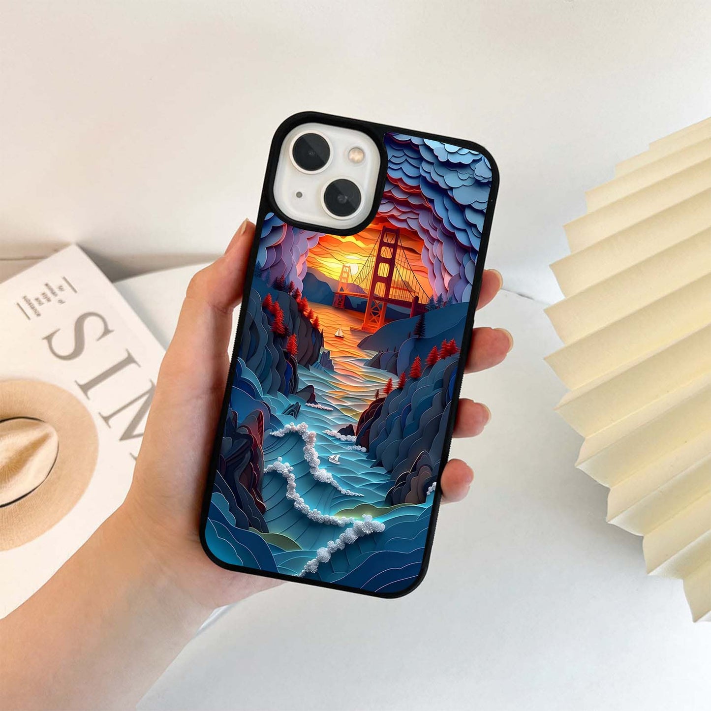 Sunset Gateway Voyage Glass Case