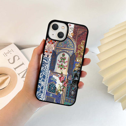 Persian Tile Garden Glass Case