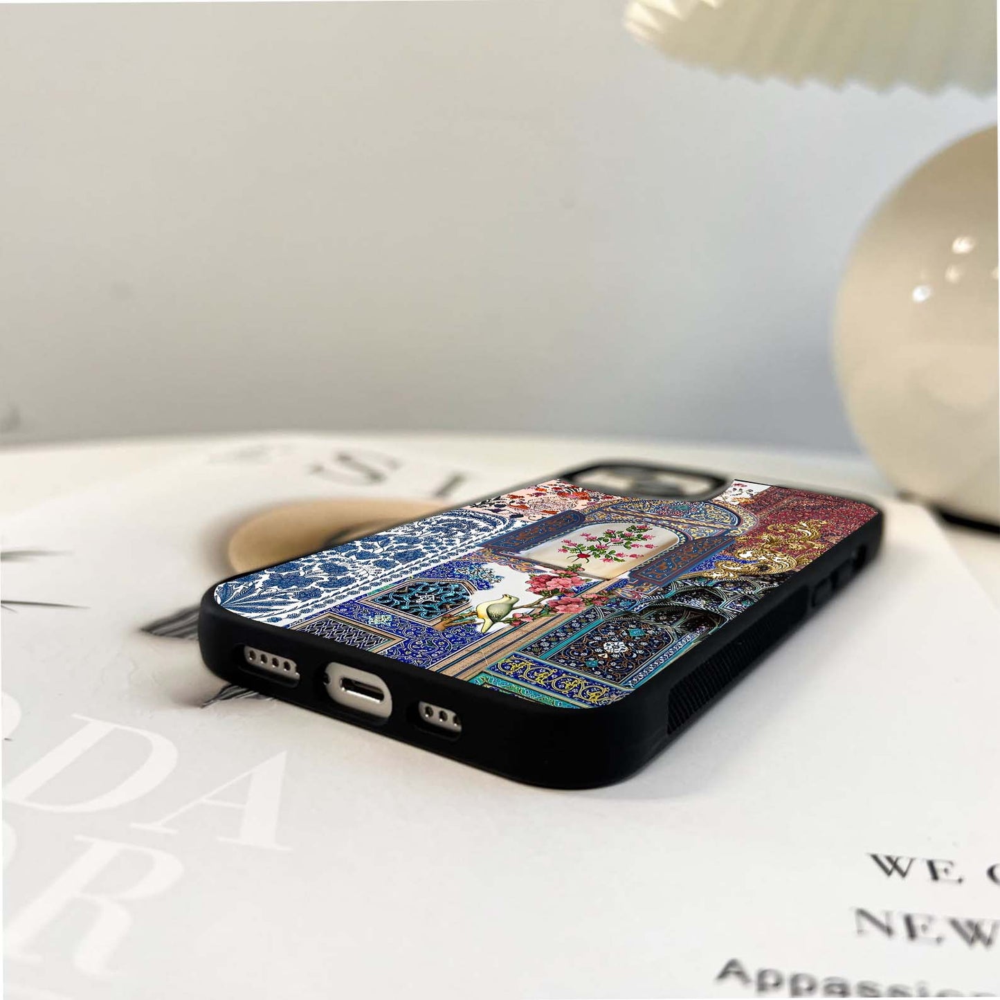 Persian Tile Garden Glass Case